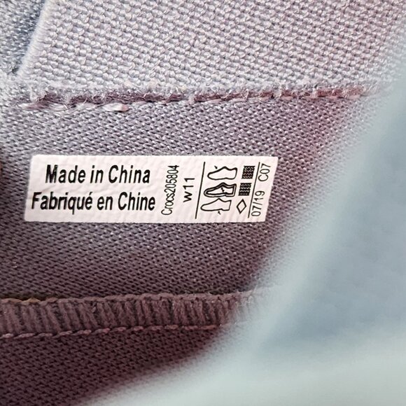 Crocs Shoes Womens Size 11 Gray Slip On Sneakers *NWOT* - Picture 12 of 13